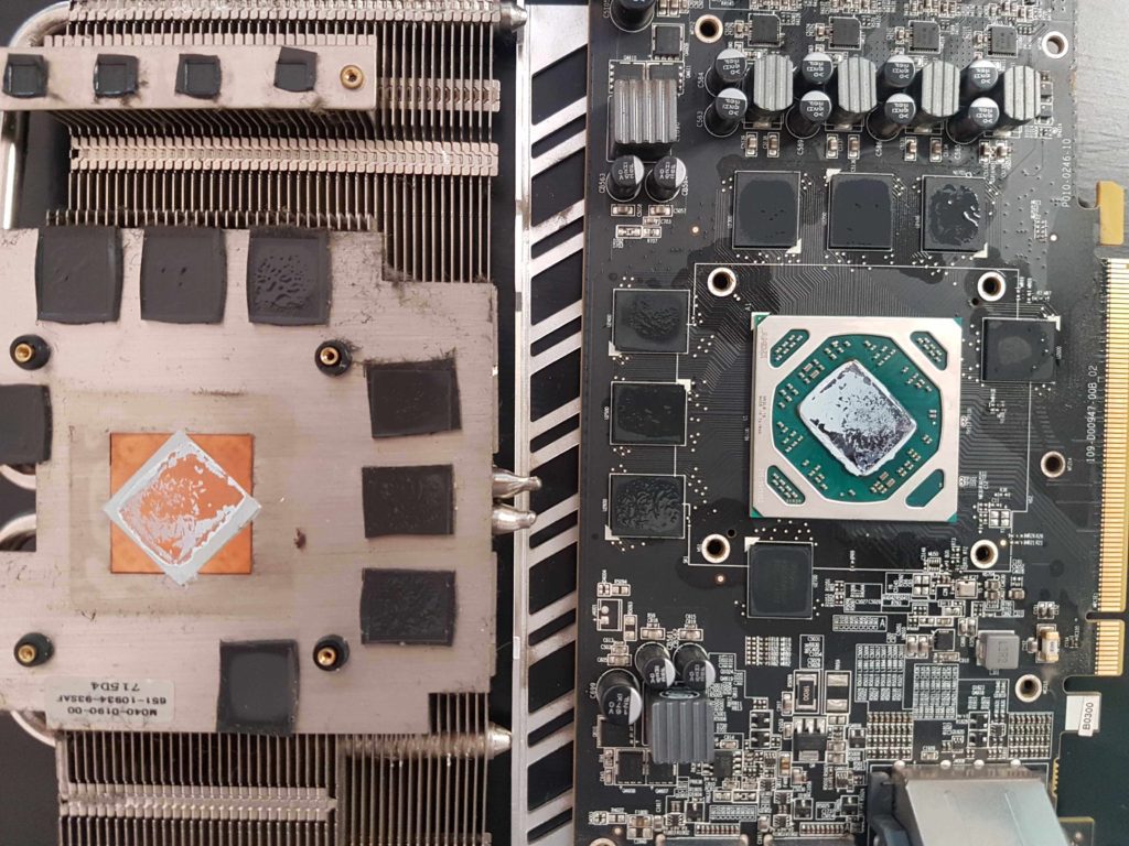 How to replace thermal paste on a video card